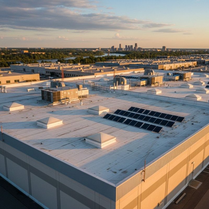 Roof Solar Installation detail